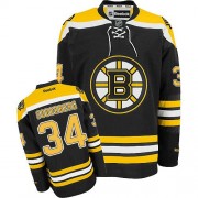 Reebok Boston Bruins NO.34 Carl Soderberg Men's Jersey (Black Authentic Home)