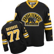 Reebok Boston Bruins NO.77 Ray Bourque Men's Jersey (Black Authentic Third)