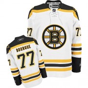 Reebok Boston Bruins NO.77 Ray Bourque Men's Jersey (White Authentic Away)