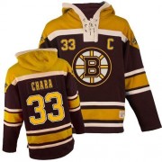 Old Time Hockey Boston Bruins NO.33 Zdeno Chara Men's Jersey (Black Premier Sawyer Hooded Sweatshirt) Old Time Hockey Boston Bruins NO.33 Zdeno Chara Men's Jersey (Black Premier Sawyer Hooded Sweatshirt)