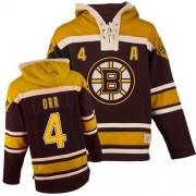 Old Time Hockey Boston Bruins NO.4 Bobby Orr Men's Jersey (Black Premier Sawyer Hooded Sweatshirt) Old Time Hockey Boston Bruins NO.4 Bobby Orr Men's Jersey (Black Premier Sawyer Hooded Sweatshirt)