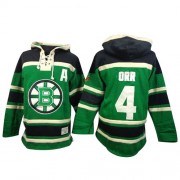 Old Time Hockey Boston Bruins NO.4 Bobby Orr Men's Jersey (Green Authentic St. Patrick's Day McNary Lace Hoodie) Old Time Hockey Boston Bruins NO.4 Bobby Orr Men's Jersey (Green Authentic St. Patrick's Day McNary Lace Hoodie)