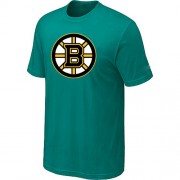 Boston Bruins Mens Team Logo Short Sleeve T-Shirt - Green
