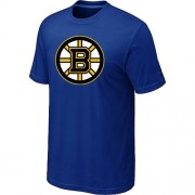 Boston Bruins Mens Team Logo Short Sleeve T-Shirt - Blue