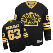 Reebok Boston Bruins NO.63 Brad Marchand Men's Jersey (Black Premier Third)