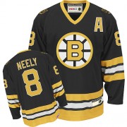 CCM Boston Bruins NO.8 Cam Neely Men's Jersey (Black Authentic Throwback)