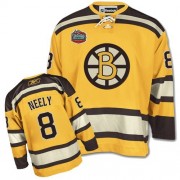 Reebok Boston Bruins NO.8 Cam Neely Men's Jersey (Gold Premier Winter Classic)