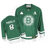 Reebok Boston Bruins NO.8 Cam Neely Men's Jersey (Green Premier St Patty's Day)